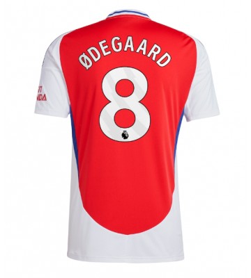 Arsenal Martin Odegaard #8 Primera Equipación 2024-25 Manga Corta